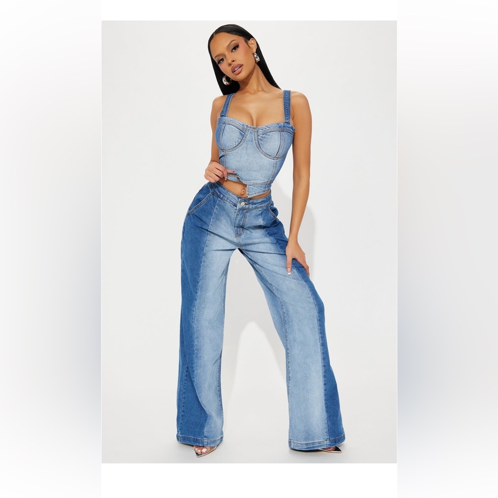 Fashion Nova Denim/ Jeans matching set